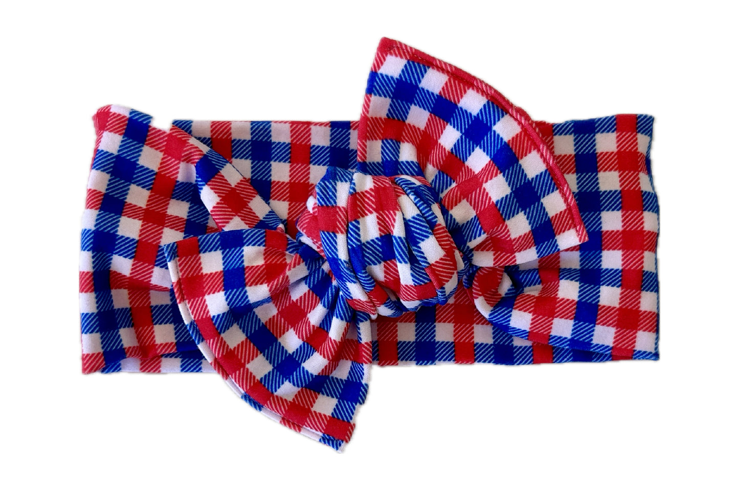 Gingham Red, White & Blue