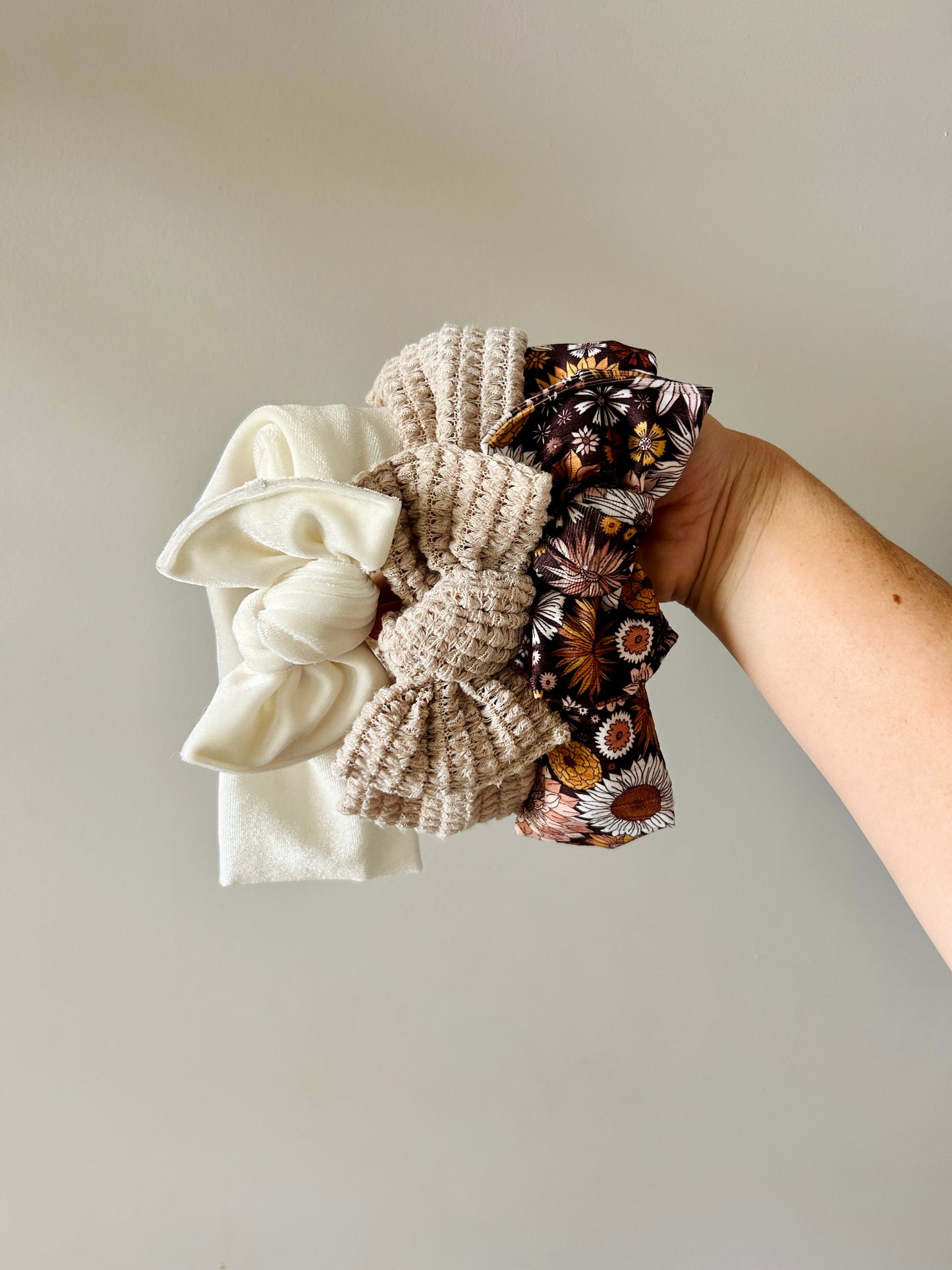 Brown Rib Fall Floral
