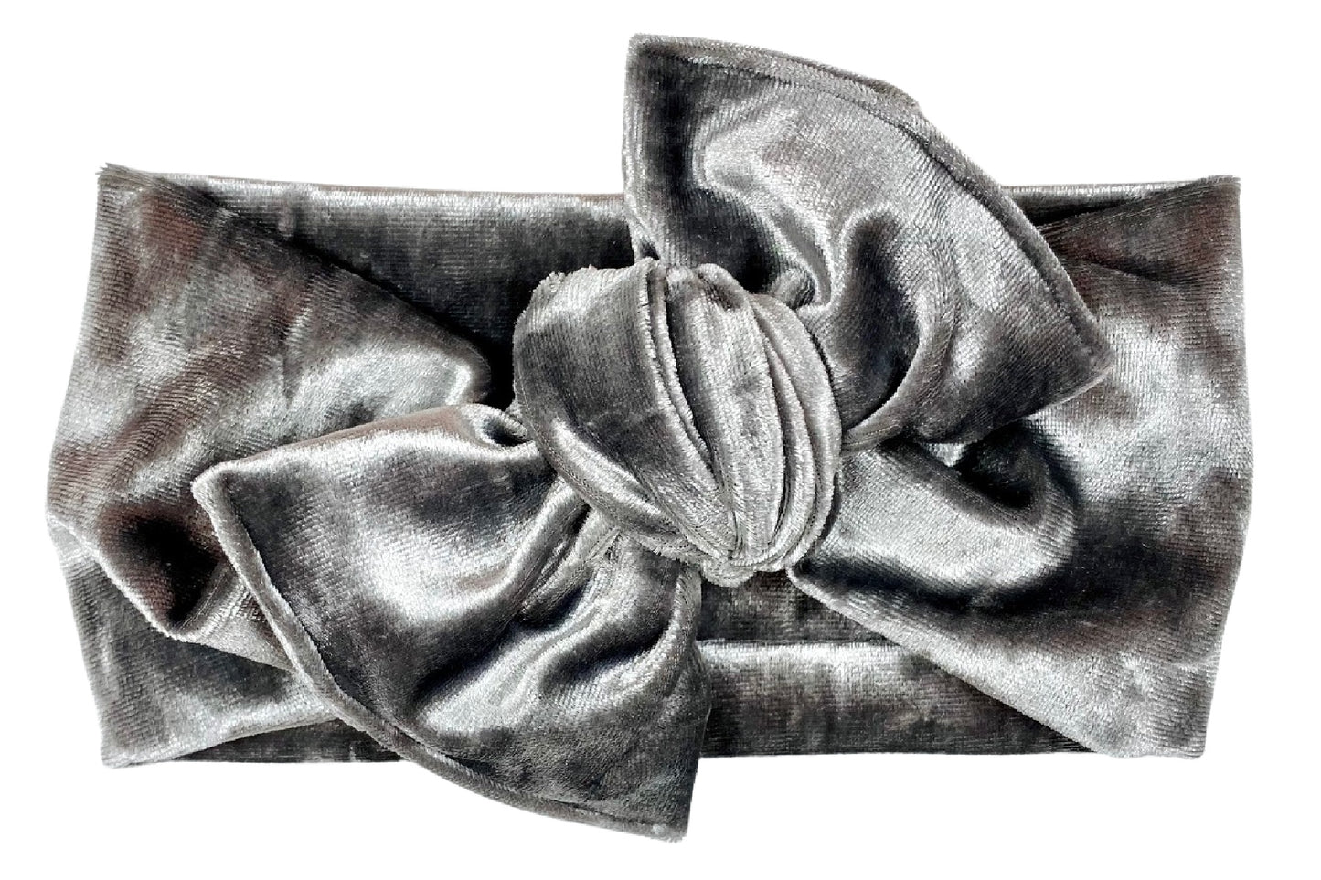 Gray Crushed Velvet