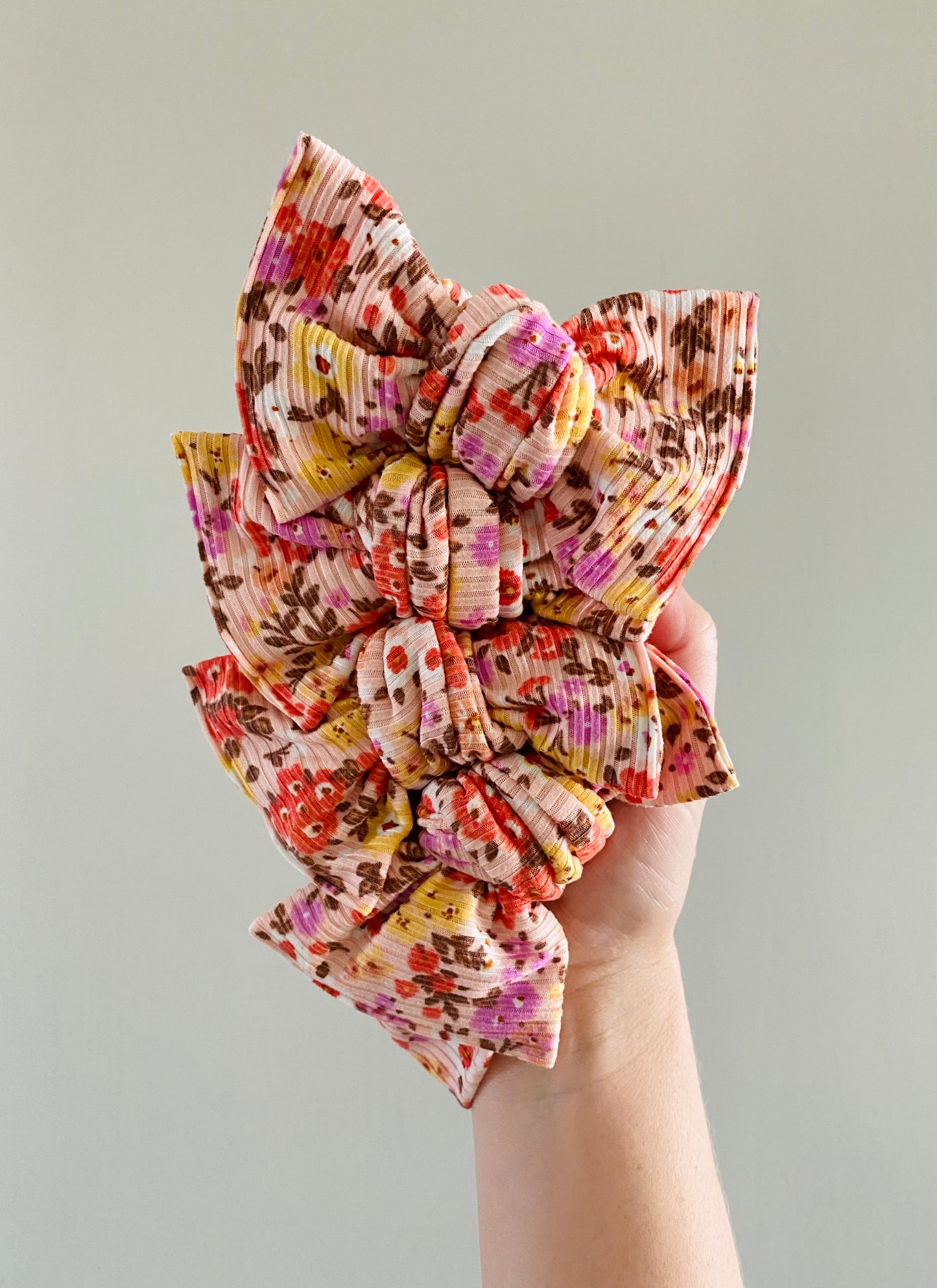 Peachy Rib Floral