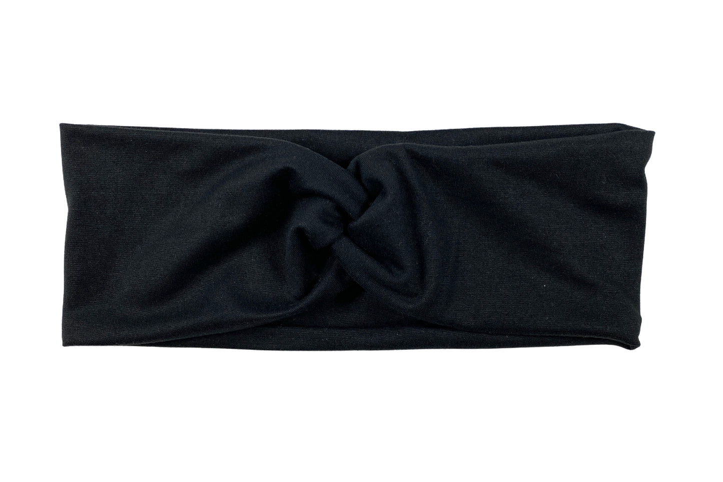 Solid Black Women's Twist Headband
