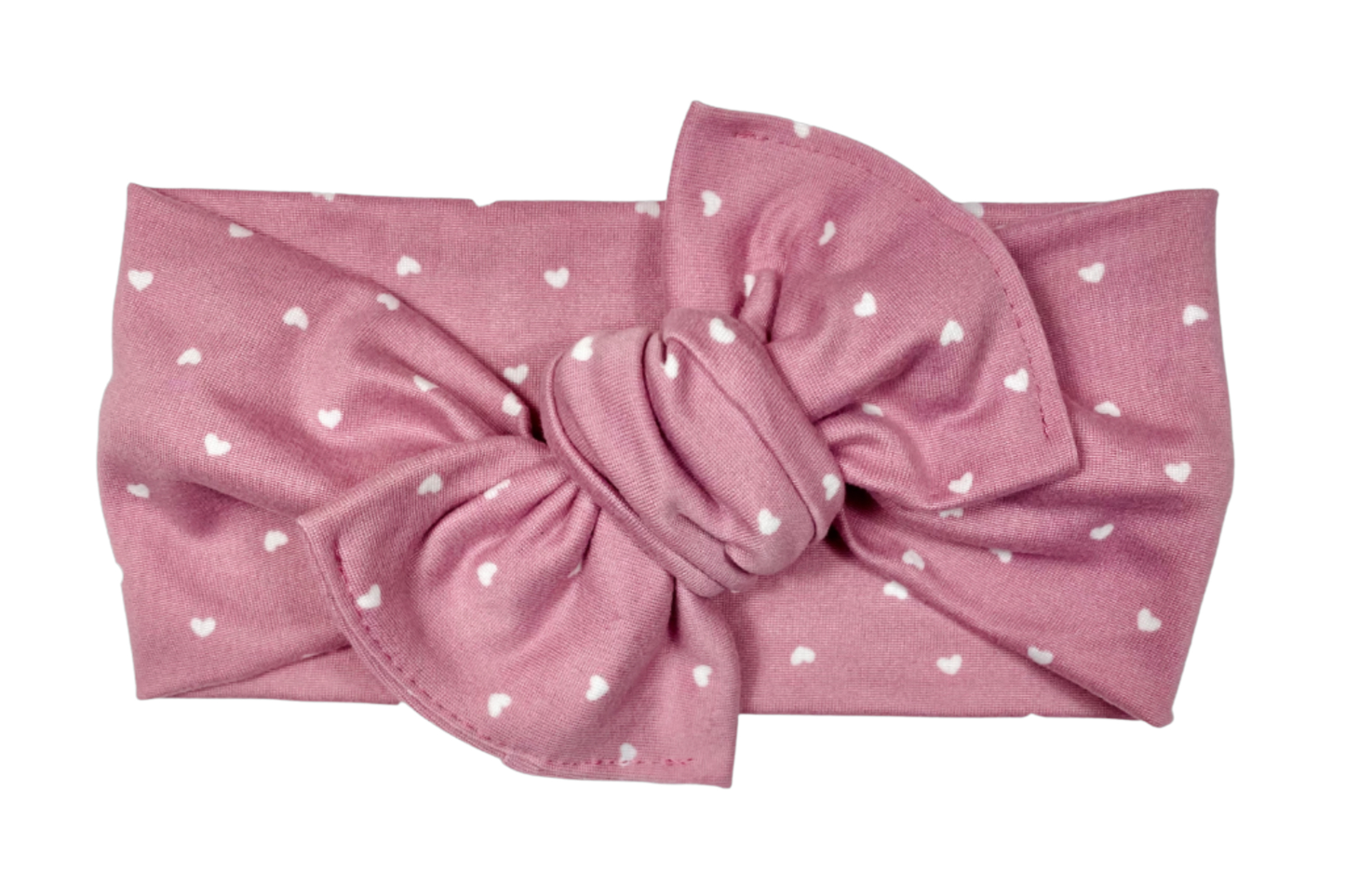 Mauve Pink Mini Hearts