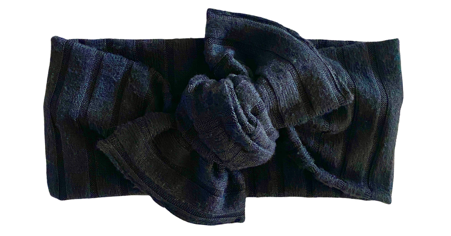 Softest Black Wide Rib Sweater