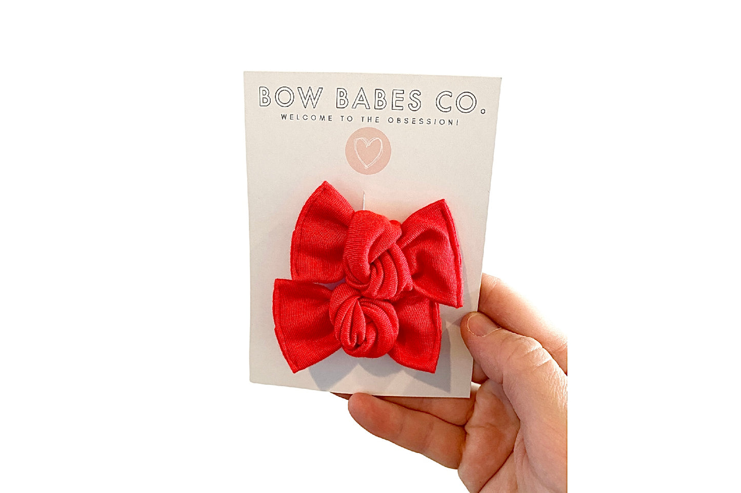 Piggy Set: Red Knit Stretch