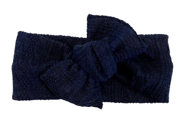 Navy Cable Knit