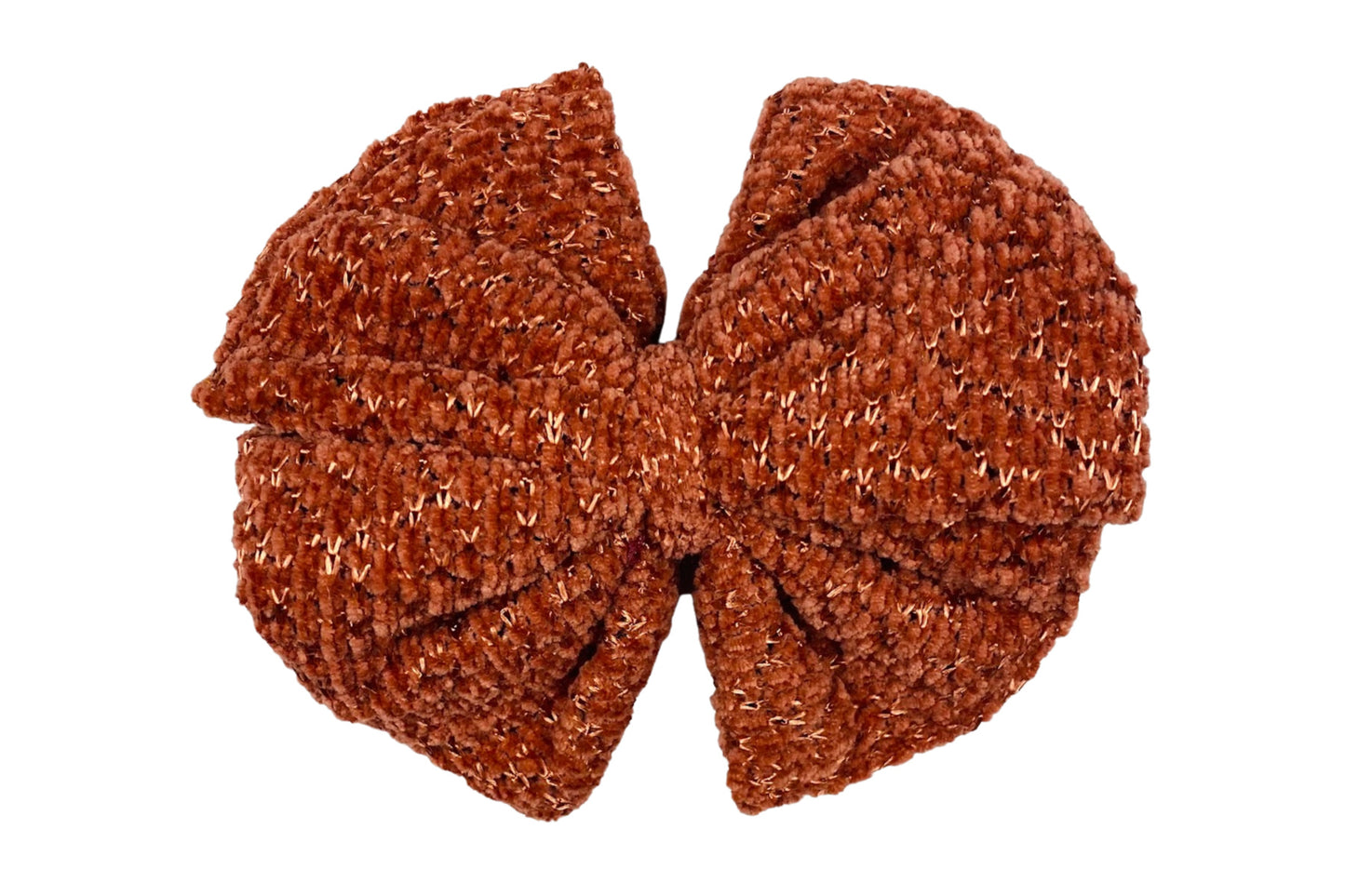 Shimmer Sweater Pinwheel Bows
